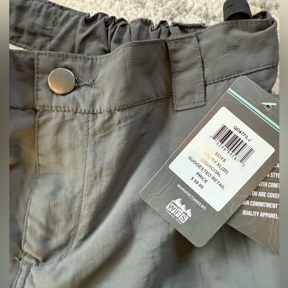 American Outback Convertible Pants Shorts Youth XL 20 new with tags - Picture 4 of 8
